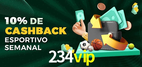 10% de bônus de cashback na 234vip